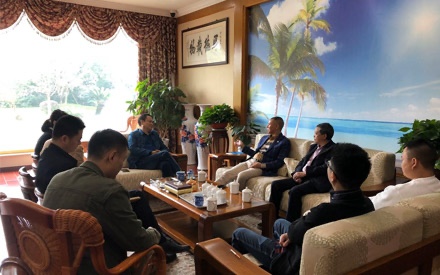 四川省“一帶一路”促進(jìn)會會長林忠清一行專程到四川森普管材股份有限公司交流考察！