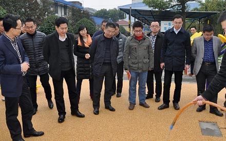 中共遂寧市委組織部副部長黃仕順等一行來公司考察