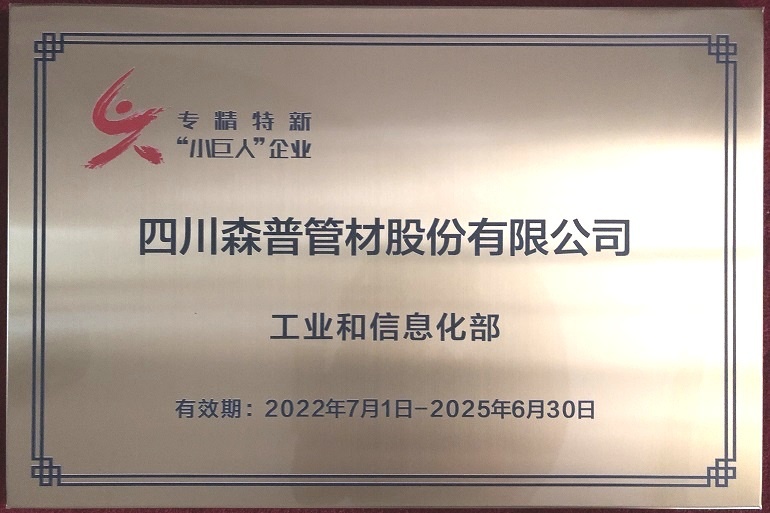 專(zhuān)精特新“小巨人”企業(yè)